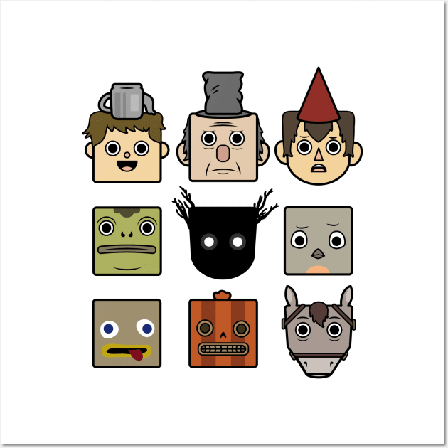 Pals from the Woods - Over the Garden Wall Wall Art by Pajamamas